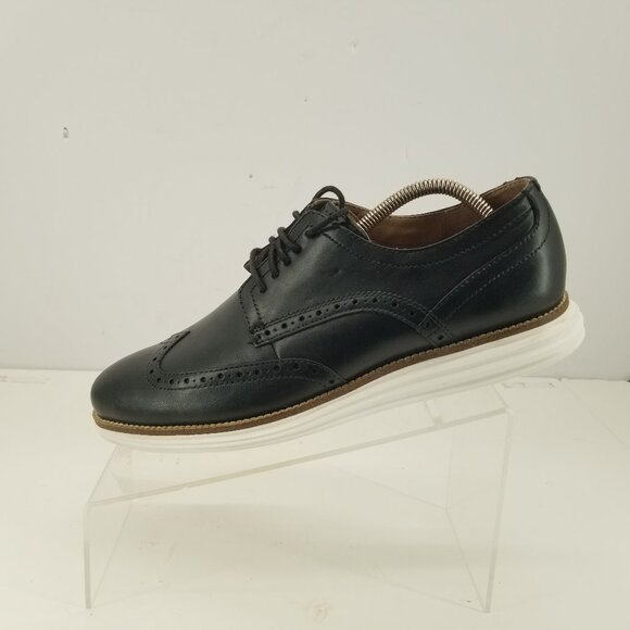Cole Haan Original Grand Men's Size 9.5M Wingtip Dress Black Casual Shoe C26469 - Picture 9 of 11